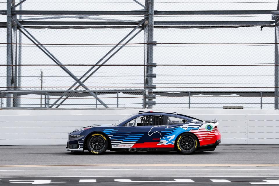 The 2024 NASCAR Cup Series Mustang Dark Horse continues to build on the Ford plan to have a family of Mustang cars that compete around the world in all forms of motorsports.