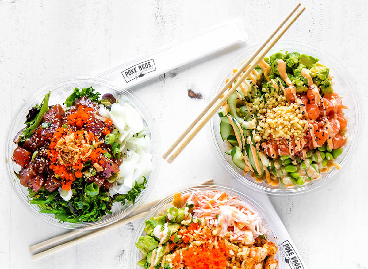 Poke Bros poke bowls