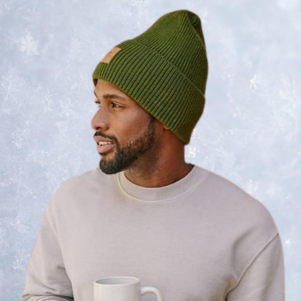 The classic pointed silhouette of this high top beanie makes it suitable for fall and winter. It even has adjustable drawstrings to get the perfect fit and — you guessed it — an ultra-soft satin lining to protect your hair. It comes in colors like gray, olive green, red, taupe, black and lavender.You can buy the high top beanie in all colors from Grace Eleyae for $42.