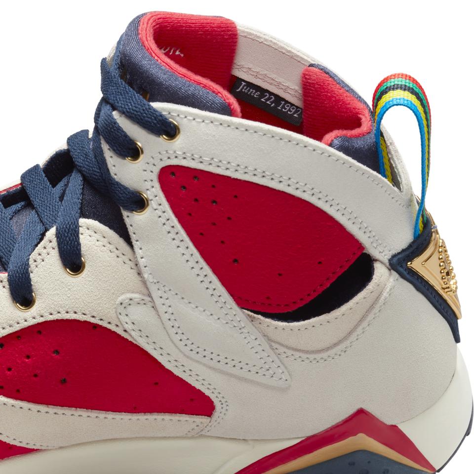 Trophy Room x Air Jordan 7 Olympic Practice Release Date Collar