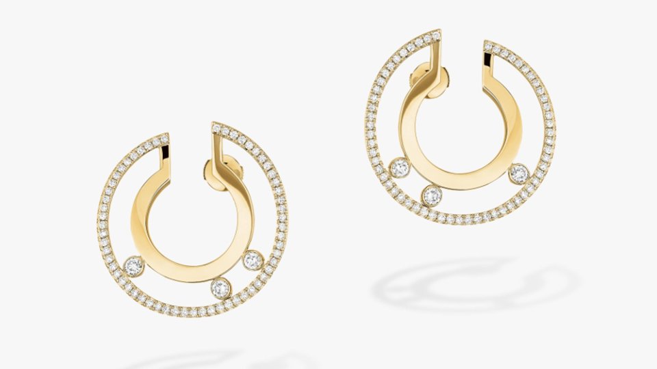 Messika Gold and Diamond Earrings at Fourtané