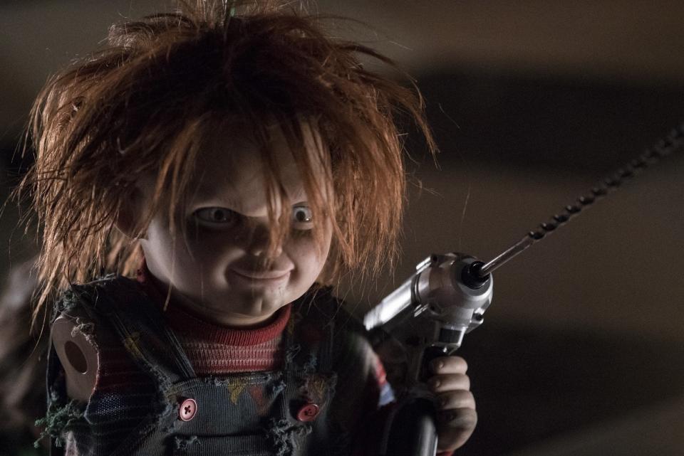 Chucky does some DIY in Cult Of Chucky (credit: Universal)