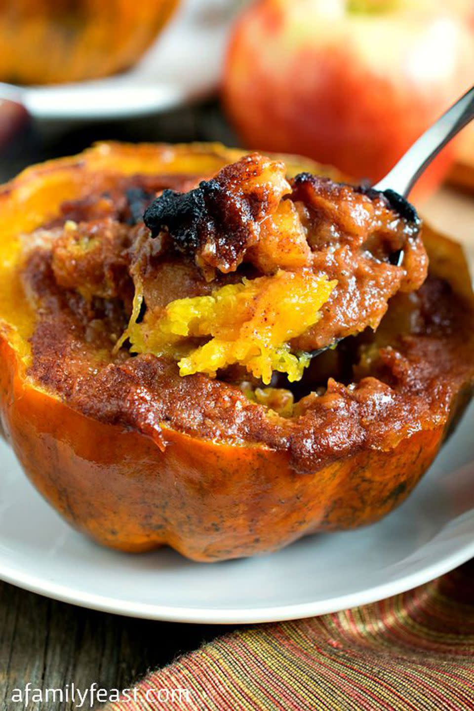 Apple-Stuffed Acorn Squash