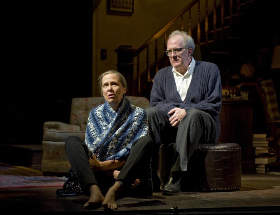 Tracy Letts with Amy Morton in "Who's Afraid of Virginia Woolf?"