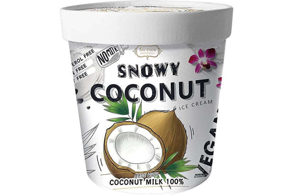 Ize Coco Snowy Coconut Ice Cream Dairy-Free, 365 g-Frozen. (Photo: Amazon SG)