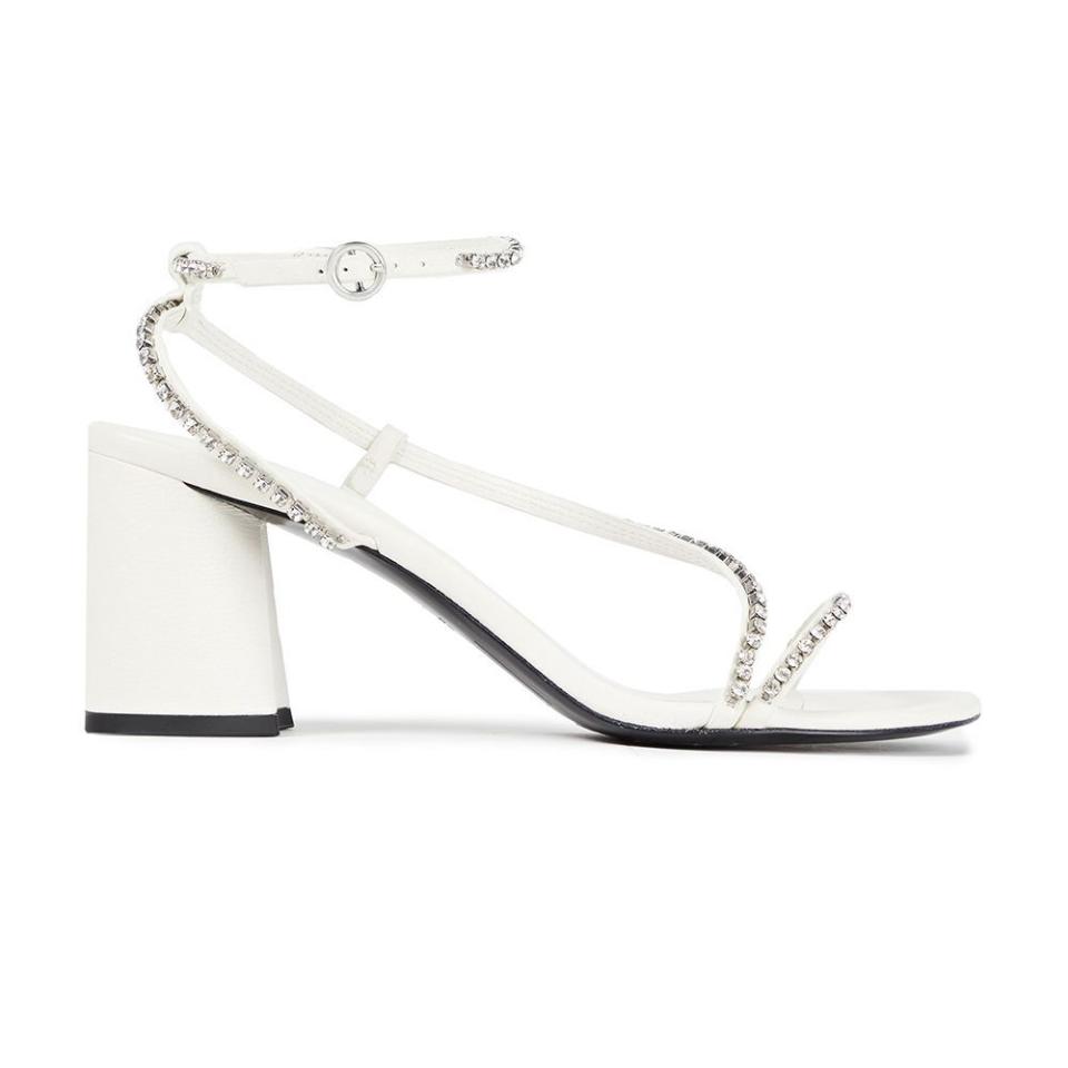 27) Drum Crystal-Embellished Leather Sandals