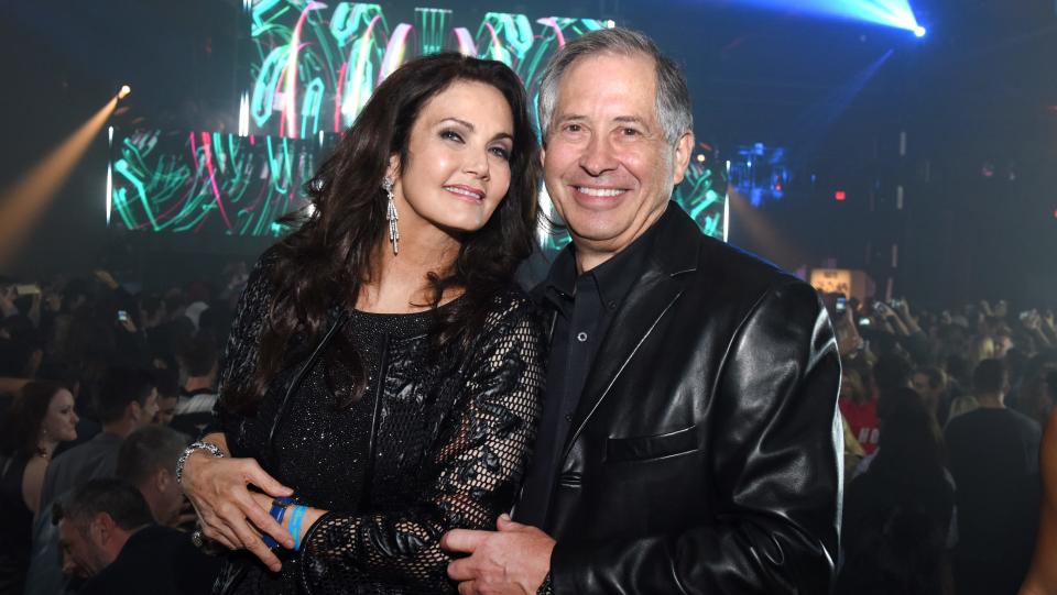 Lynda Carter and Robert A. Altman, 2015