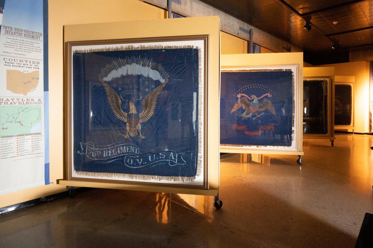 Ohio has nearly 1,000 battle flags and about half of them, including most of the pre-World War II flags, are curated and maintained by the Ohio History Connection, a statewide organization tasked by Ohio law with preserving and maintaining Ohio history.