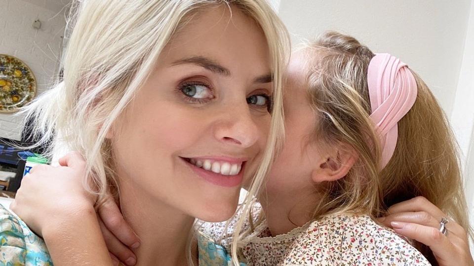 Holly Willoughby and her daughter, Belle