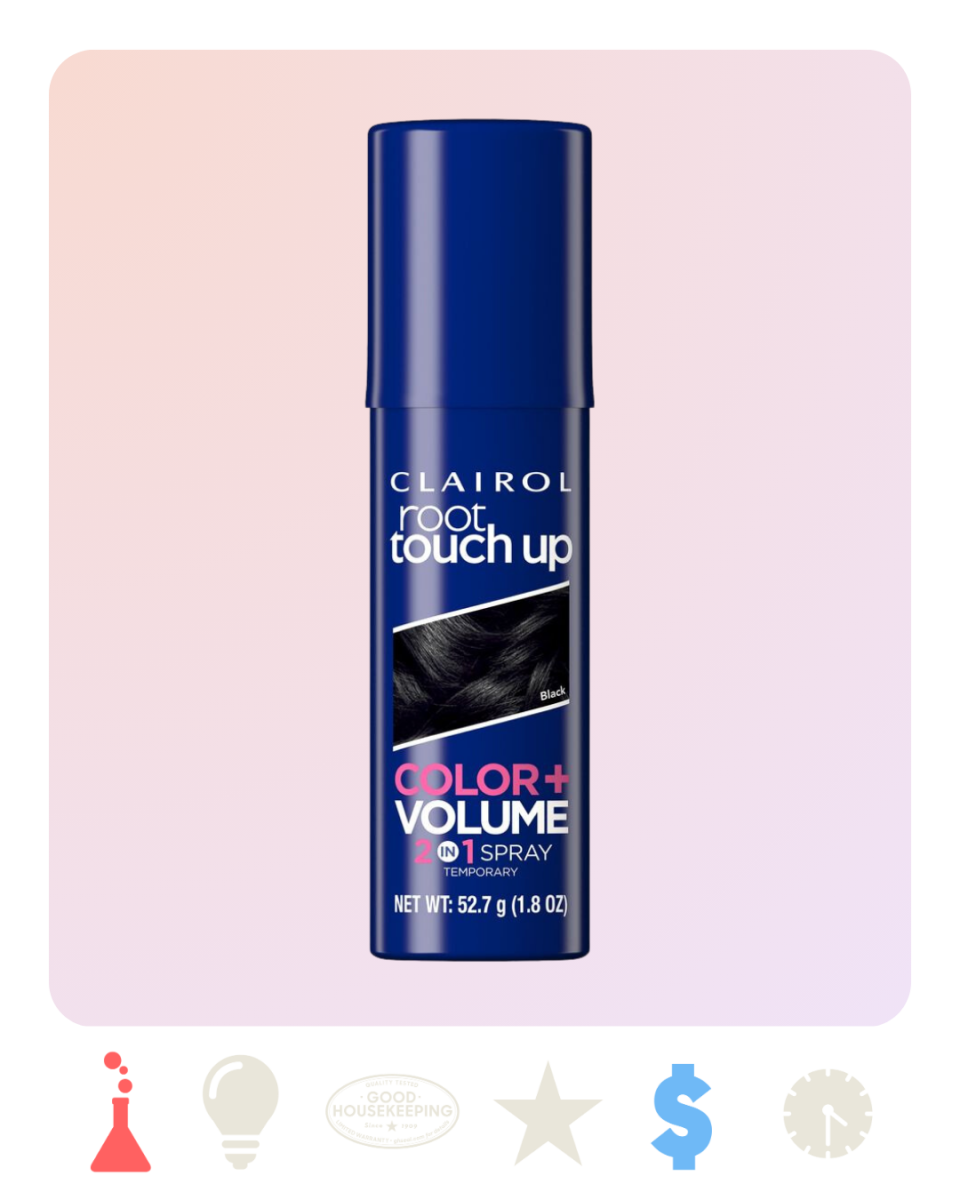 <p><a href="https://go.redirectingat.com?id=74968X1596630&url=https%3A%2F%2Fwww.walmart.com%2Fip%2FClairol-Root-Touch-Up-Color-and-Volume-2-in-1-Spray-Temporary-Root-Spray-Hair-Color-Black-75ML-Hair-Dye%2F1891977762&sref=https%3A%2F%2Fwww.goodhousekeeping.com%2Fbeauty-products%2Fa60331304%2Fbest-beauty-awards-2024%2F" rel="nofollow noopener" target="_blank" data-ylk="slk:Shop Now;elm:context_link;itc:0;sec:content-canvas" class="link ">Shop Now</a></p><p>Root Touch Up Color + Volume 2 In 1 Spray</p><p>walmart.com</p><p>$7.98</p>
