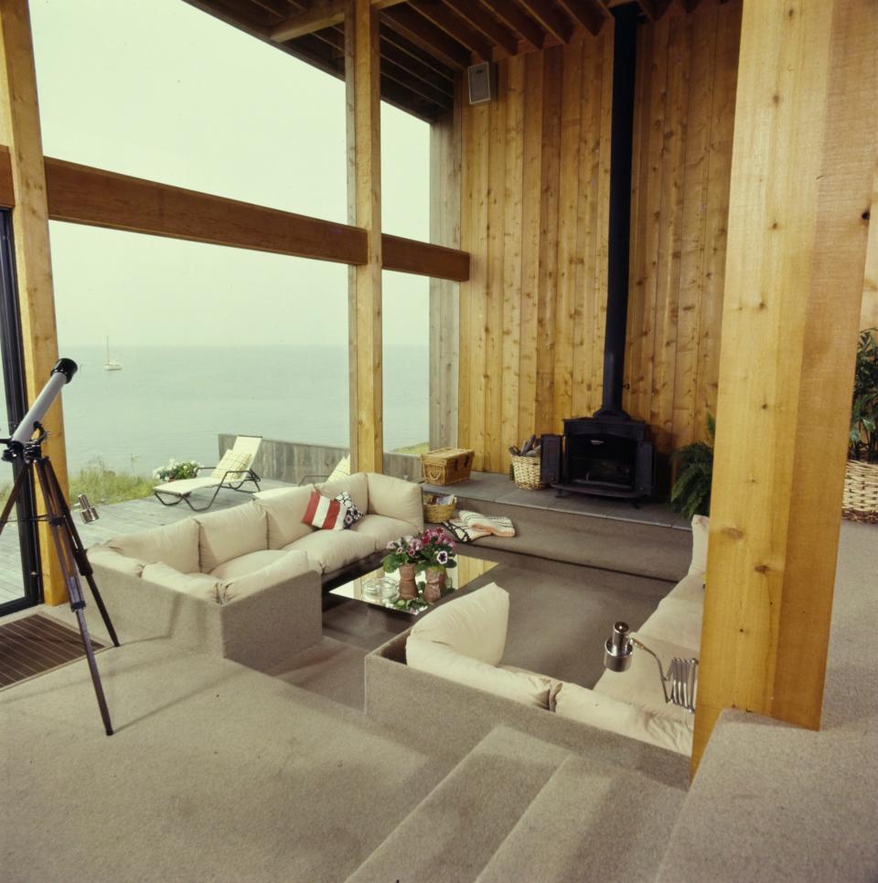 Fire Island home designed by Horace Gifford for Patrick Travis, Bill Wall, Richard Barry, and William Stockman.