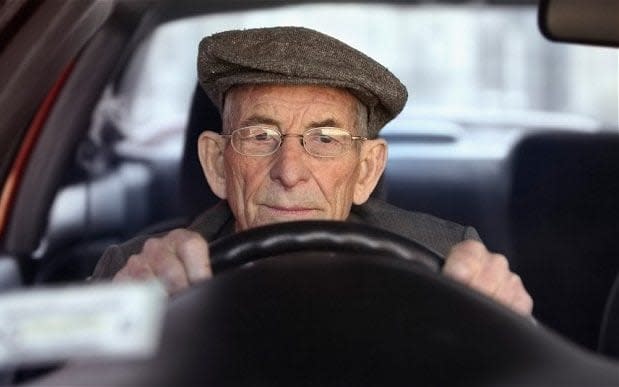 Experts said men were less likely than women to accept their driving days were over, putting the difference down to traditional gender roles of older generations - Telegraph 