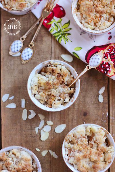 passover desserts apple crisp with gluten free marzipan crumble