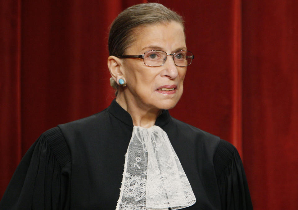 Ruth Bader Ginsburg, jueza de la Corte Suprema recién fallecida, y un icono cultural estadounidense. (AP Photo/Charles Dharapak)