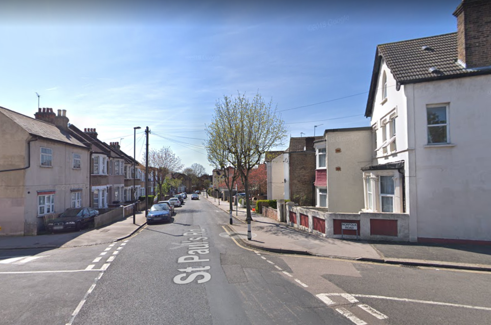 St Paul's Road in Thornton Heath, Croydon, where a 15-year-old girl was stabbed. (Google Maps)