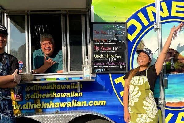 Jungle Jim's in Fairfield, Ohio, routinely teams up with food trucks like Dine-In Hawaiian to host customer events. Photo courtesy of Jungle Jim's/Facebook