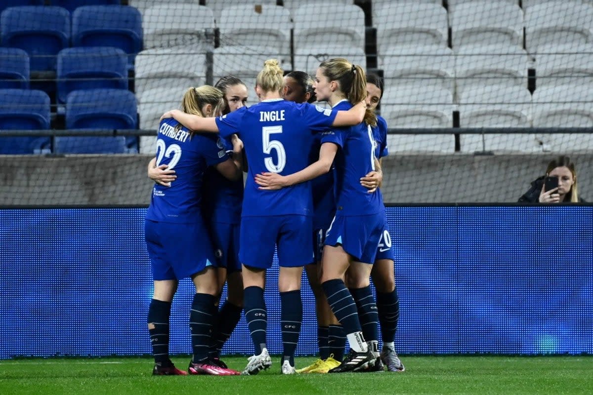 Chelsea produced a statement performance in Lyon  (AFP via Getty Images)