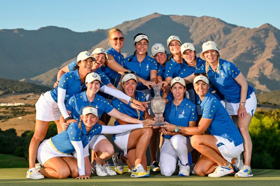 Europe have held the Solheim Cup since 2019, with the USA last winning the trophy in 2017 (Getty Images)