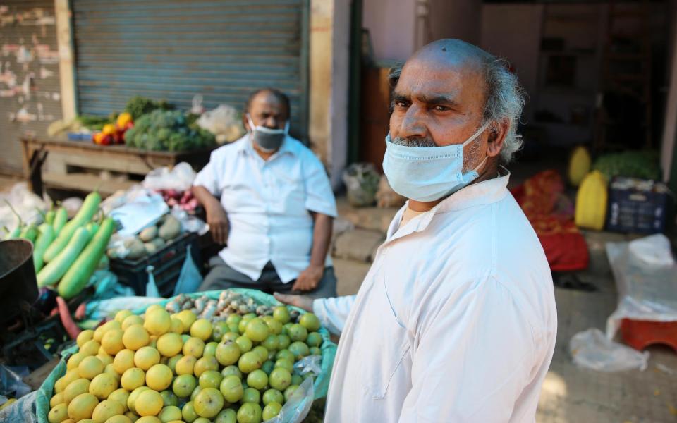 It was business as usual in Bhogal market, as Delhi residents ignored curfew to carry out their daily shopping - Cheena Kapoor