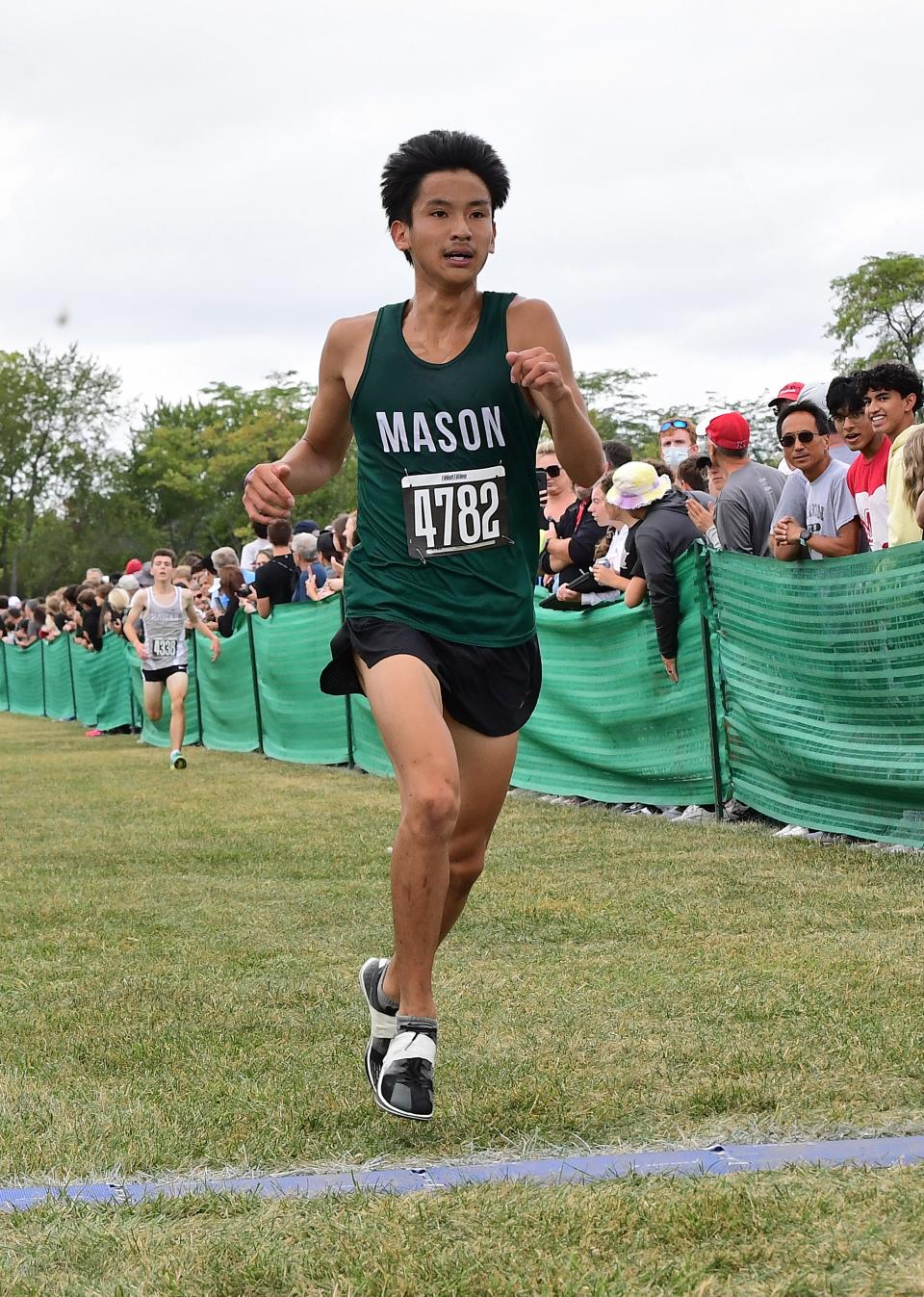 Mason's Max Liao took sixth place at the Ohio regional cross country meet at Troy High School with a time of 15:33.20.