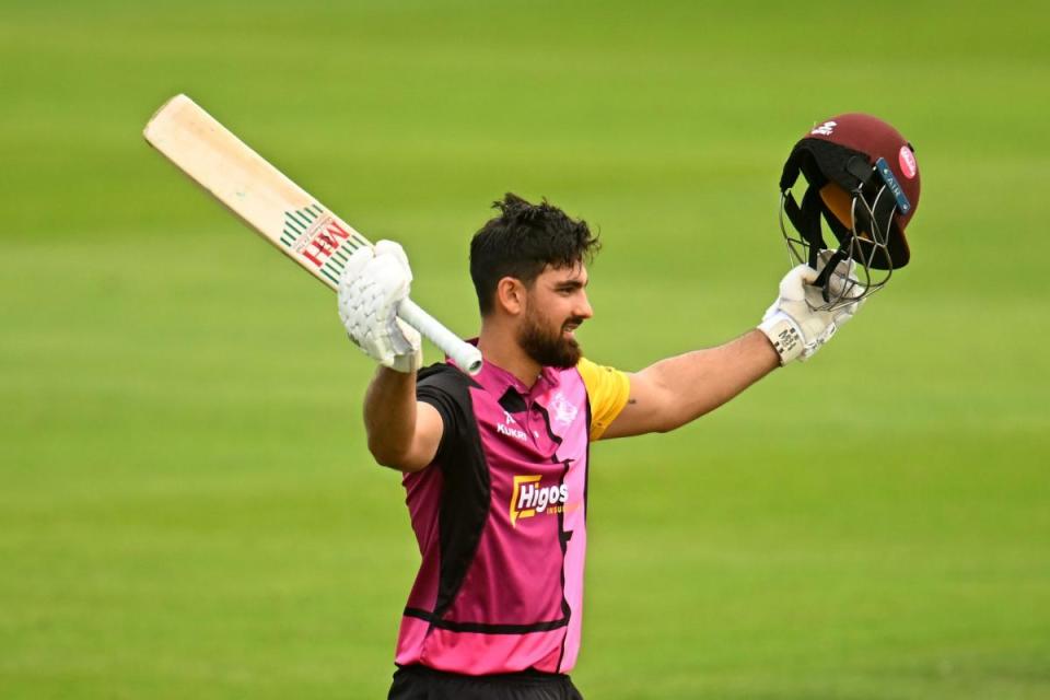 Andy Umeed starred once again. <i>(Image: Somerset CCC)</i>