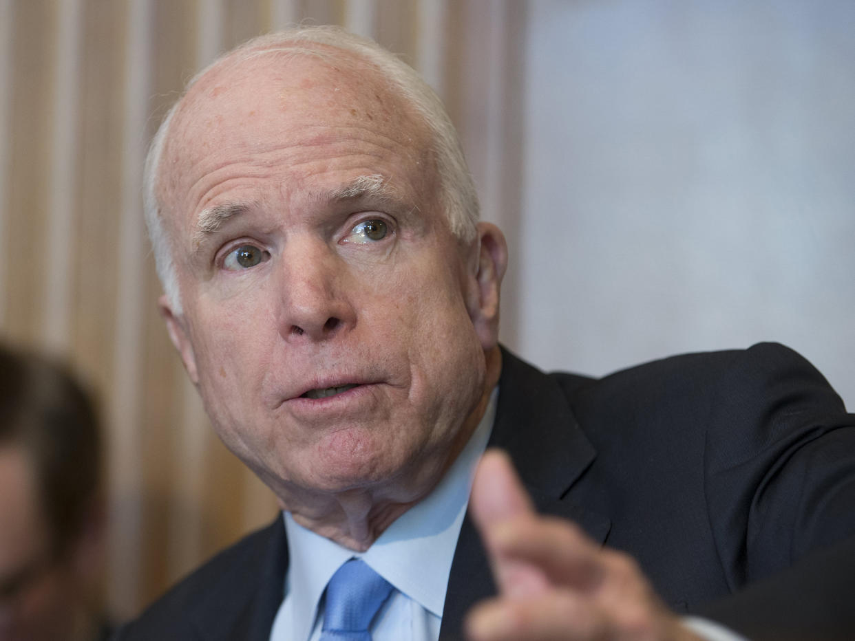 John McCain's treatment options could include chemotherapy: EPA