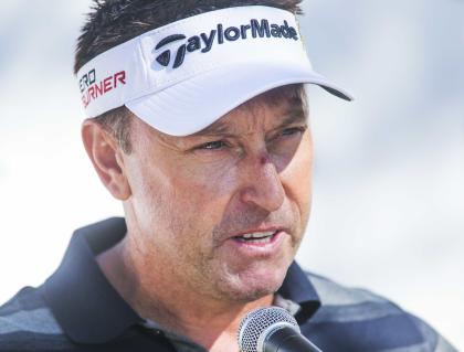 Robert Allenby stood by his story during a press conference at the Phoenix Open. (USAT)