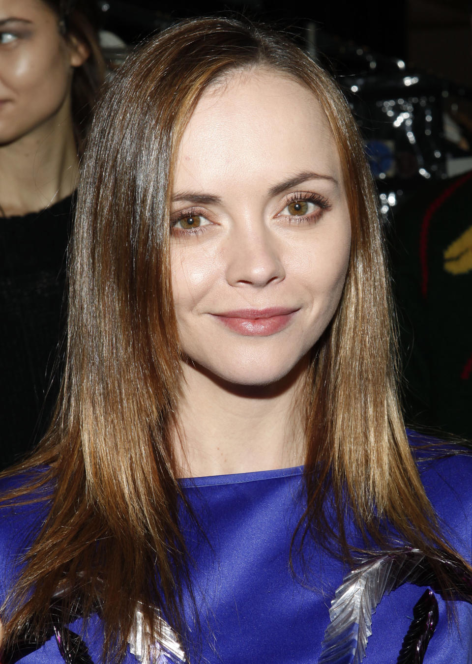 Actress Christina Ricci attends the Richard Chai Fall 2013 fashion show during Mercedes-Benz Fashion Week at The Stage at Lincoln Center on Thursday, Feb. 7, 2013 in New York. (Photo by Amy Sussman/Invision/AP)