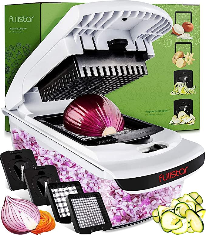 4-in-1 Vegetable Chopper Vegetable Cutter. Image via Amazon.