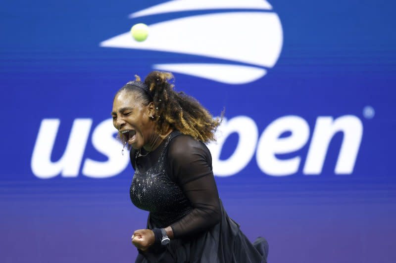 Serena Williams plays Anett Kontaveit at the U.S. Open tennis championships in 2022. File Photo by John Angelillo/UPI