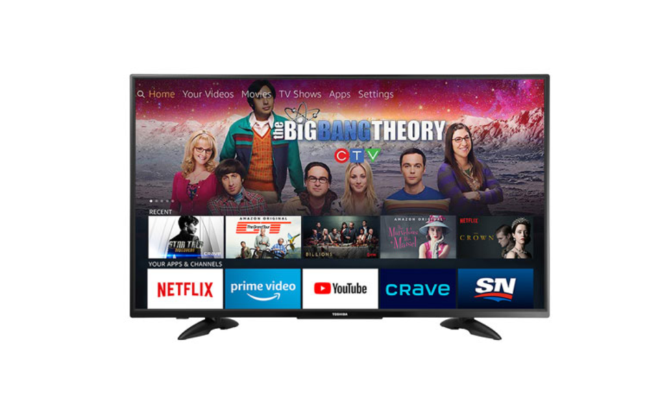 Toshiba 43" 4K UHD HDR LED Fire Smart TV. Image via Best Buy.