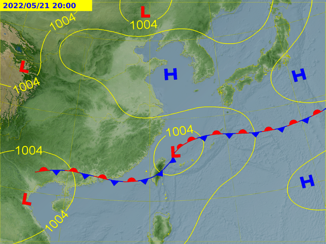 週末又有鋒面來襲。（圖／氣象局）