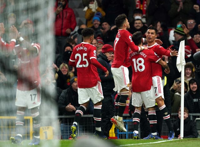 Ronaldo celebrates