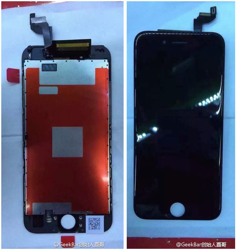 完成組裝的 iPhone 6S 螢幕流出! 全機最大亮點出現了?!