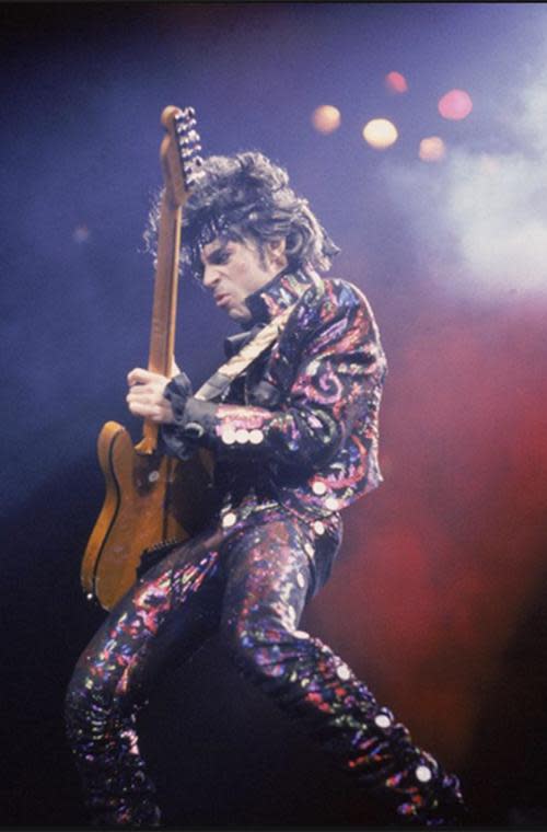 Prince at a 1985 concert