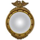 <p>These gilt-framed bull's eye mirrors are often capped with an eagle, which was a popular patriotic motif of our then-newly independent country. It's also thought that the 13 balls around the edge symbolize the 13 original colonies. Mirrors of the actual Federal period date to 1780–1830 and fetch top dollar, while nice 19th- or early-20th-century “in the style of” examples sell for much less.</p><p><strong>What it's worth:</strong> $100 to $10,000</p>