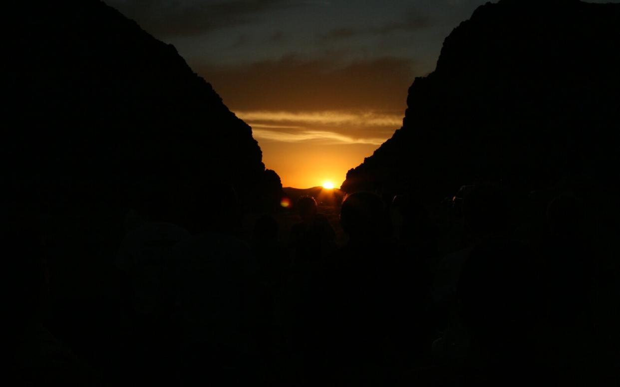 Sunset, Parowan Gap, Utah