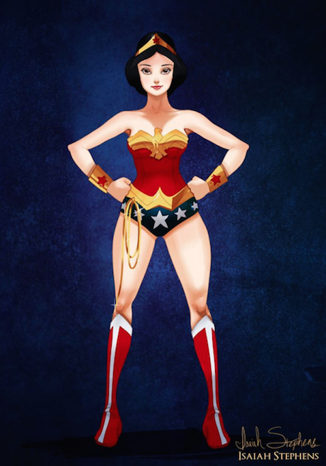 disney princesses reimagined as superheroes