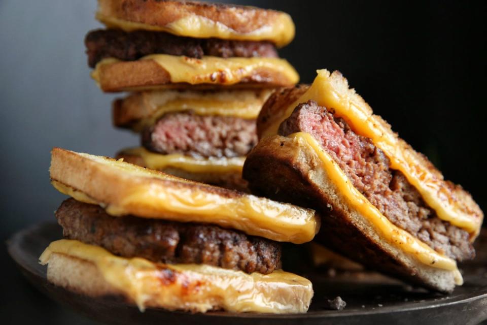 grilled cheese burgers