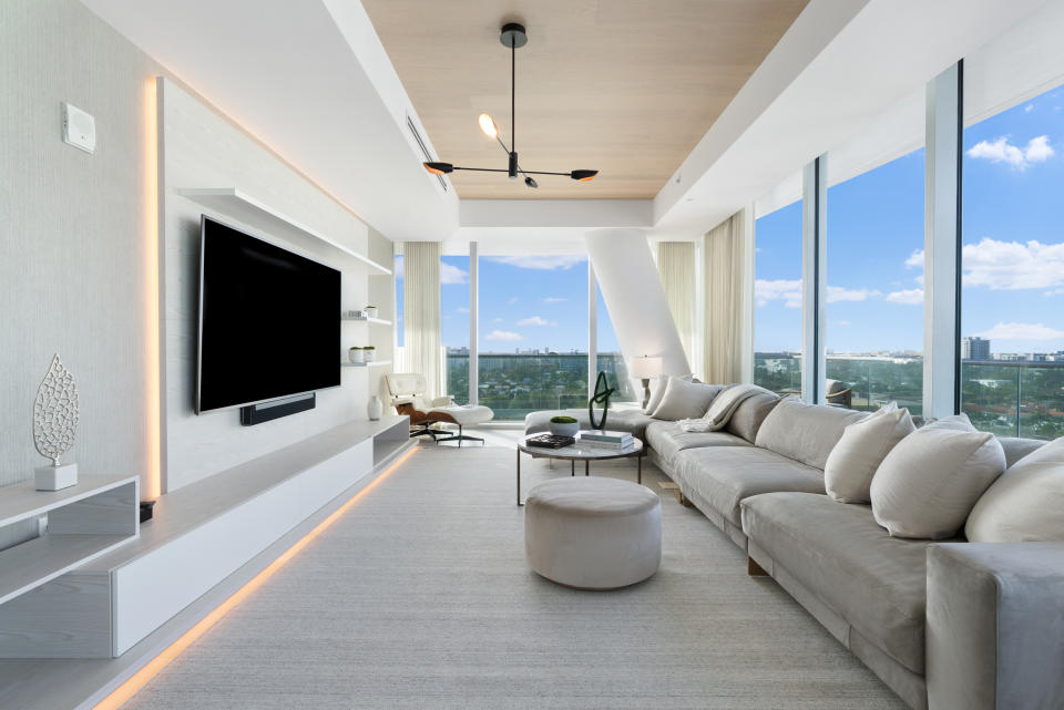 Fendi Chateau - Condo - Living Area - Surfside - Florida