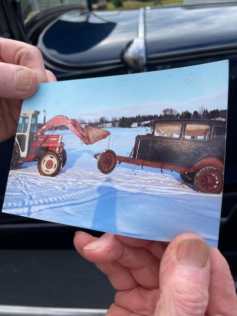 One of the vehicles Doug Parkman restored is this Graham-Paige town sedan, which came to him in a less-than-driveable condition.