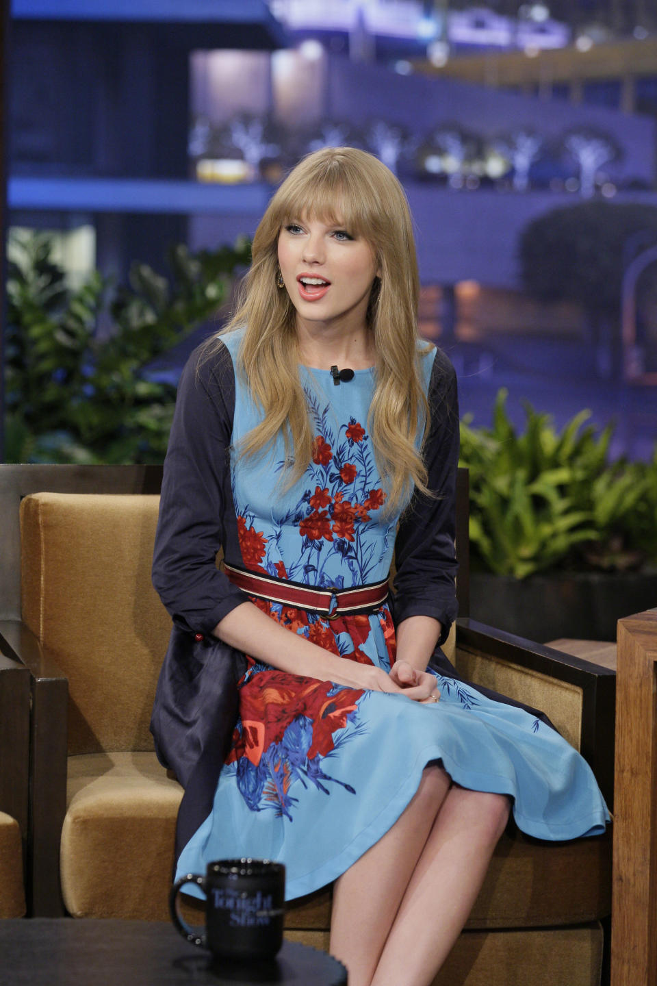 At "The Tonight Show With Jay Leno" on Feb. 20, 2012.&nbsp;