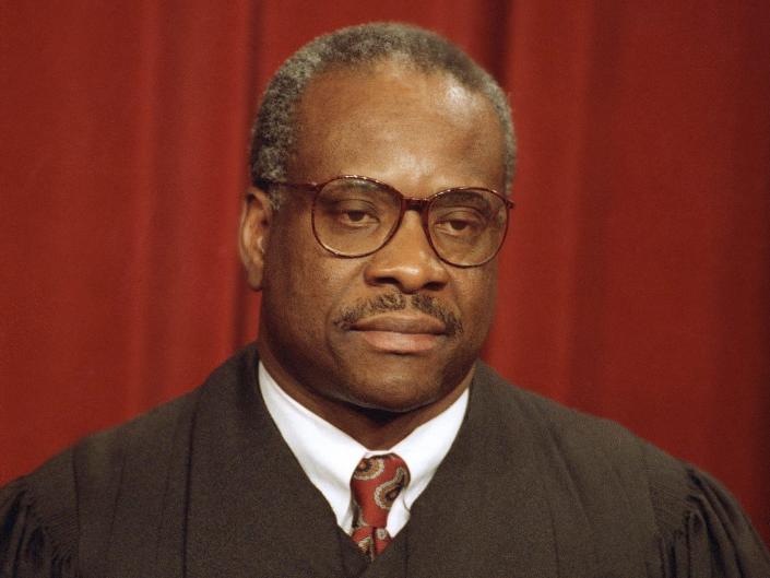 Clarence Thomas, US Supreme Court Associate Justice, in December 1993.