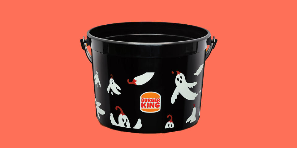 Burger King’s new “Trick-or-Heat” bucket. (Courtesy Burger King)