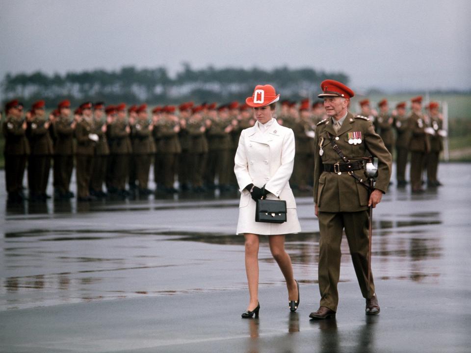 Princess Anne visiting Germany in 1969.