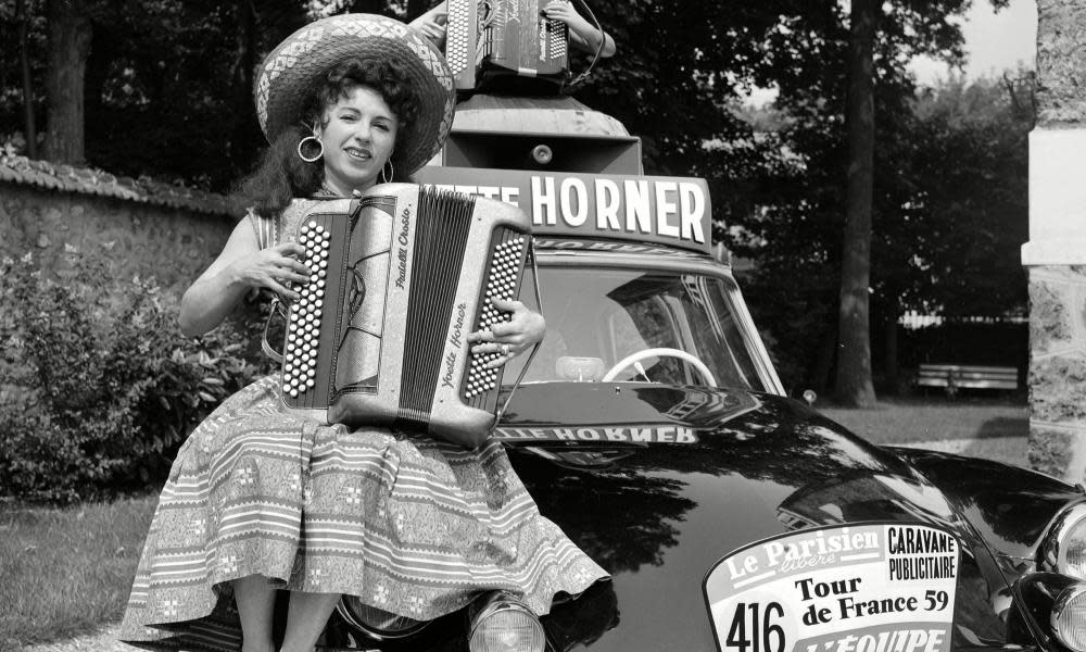 Yvette Horner in 1959. She created the soundtrack of light-hearted music that set the mood on the roads of France.