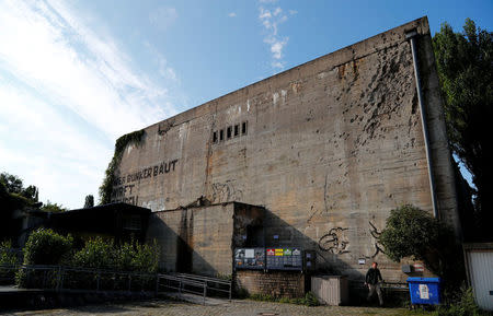 A general view shows the location of the exhibition entitled 'Hitler - How Could it Happen?' about German Nazi leader Adolf Hitler during a media tour in a World War Two bunker in Berlin, Germany, July 27, 2017. REUTERS/Fabrizio Bensch