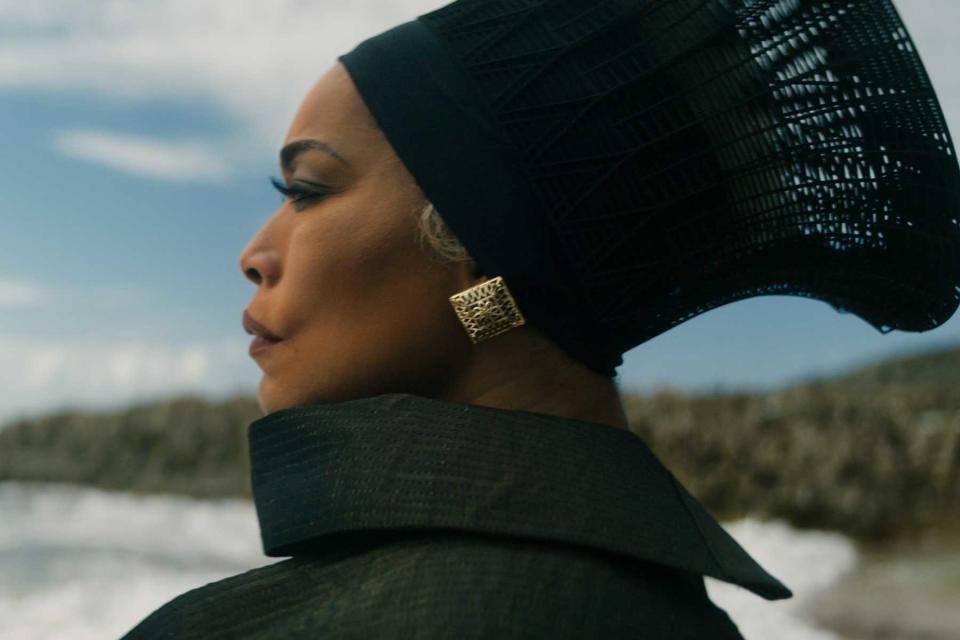 Angela Bassett as Ramonda in Marvel Studios' Black Panther: Wakanda Forever. Photo courtesy of Marvel Studios. © 2022 MARVEL.