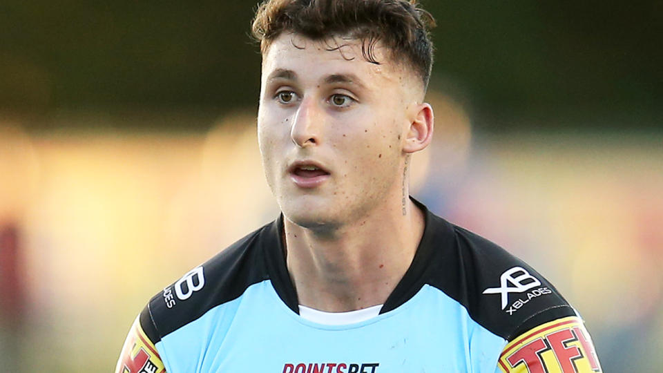 Bronson Xerri, pictured here in action for the Sharks in 2019.