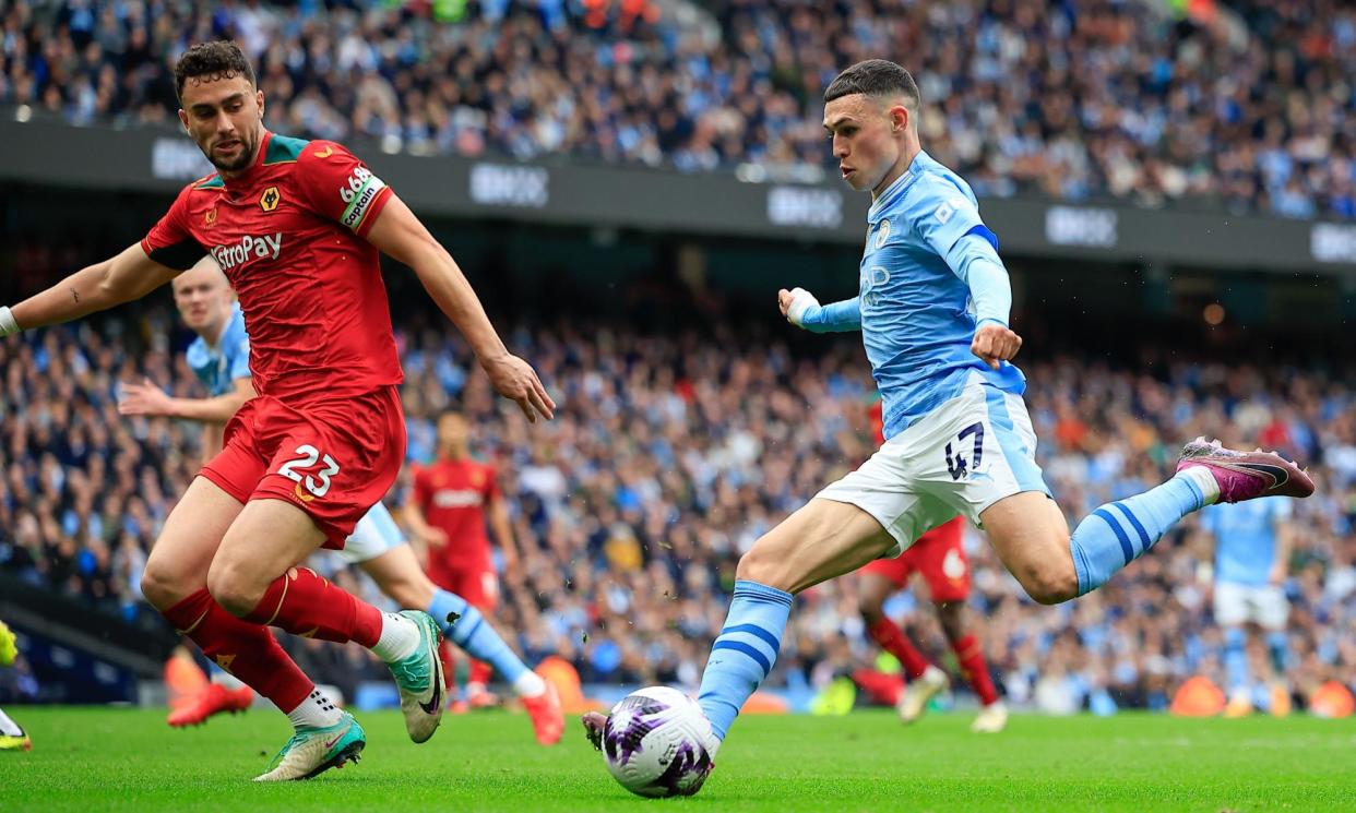 <span>Phil Foden is now a senior player at Manchester City and his influence is growing.</span><span>Photograph: Conor Molloy/ProSports/Shutterstock</span>
